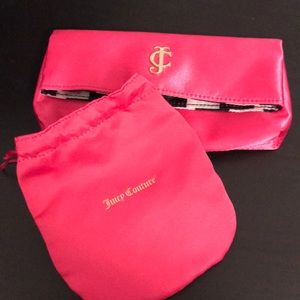 Juicy Couture makeup bag and jewelry holder